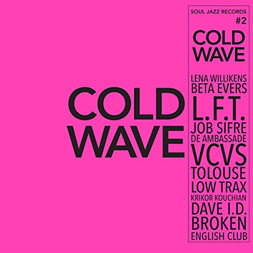 Pink album cover with white āCold Waveā text and artist list.
