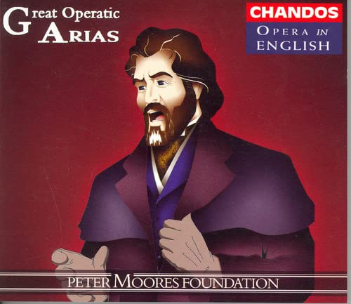 CD cover featuring an illustrated man in opera attire.