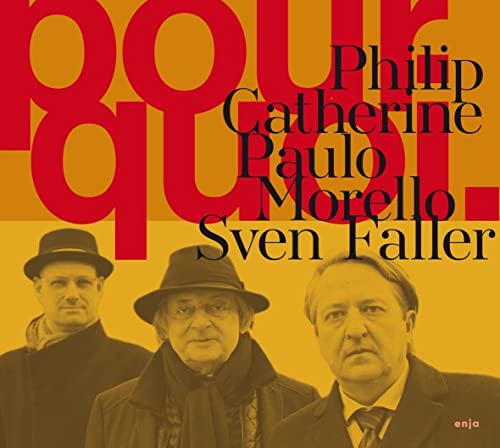 CD cover: three men in hats with bold red and yellow text.