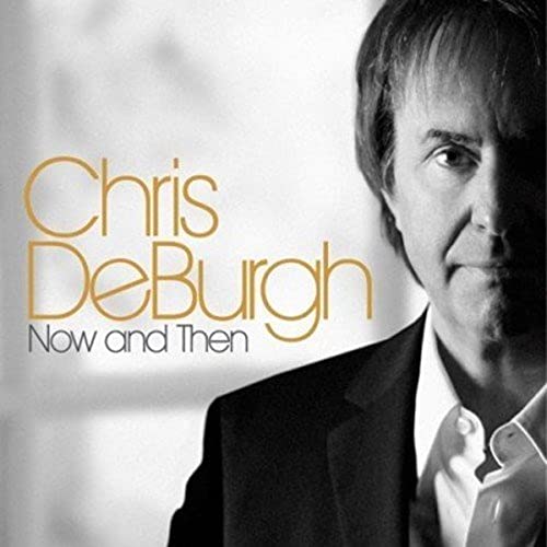 Chris De Burgh album cover, “Now and Then”, portrait of singer.