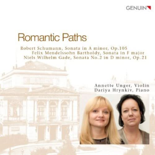 CD cover featuring two women and a classical building backdrop.