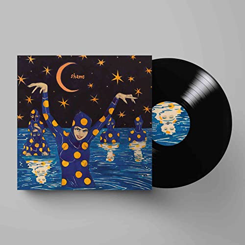 Shame" album cover and black vinyl record with a central label.
