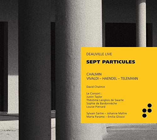 CD cover for "Sept Particules" by Chalmin, Vivaldi, and Handel.