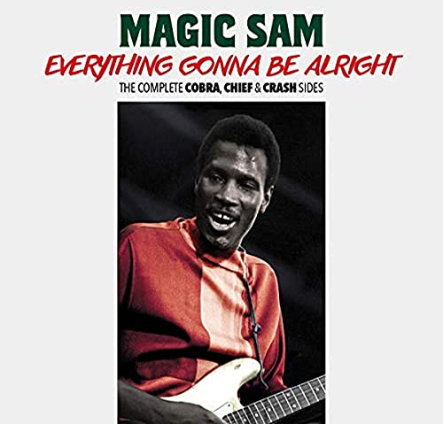 Magic Sam album cover featuring a portrait of the blues guitarist.