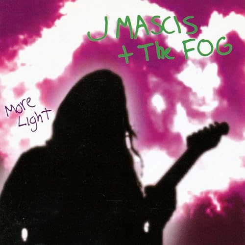 Album cover for J Mascis + The Fog’s “More Light” with a silhouetted guitarist.