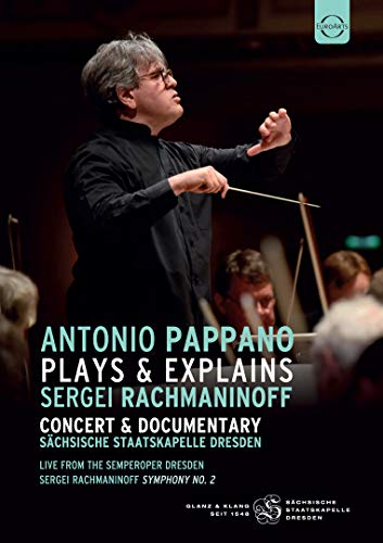 Antonio Pappano conducting, DVD cover for "Antonio Pappano Plays & Explains.