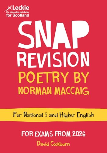 National 5/Higher English Revision: Poetry by Norman MacCaig : Revision Guide for the Sqa English Exams