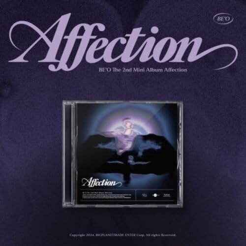 CD case for Beo’s “Affection” album, featuring a silhouetted figure.