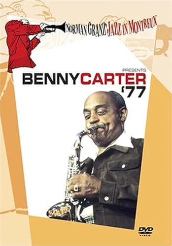 DVD cover featuring Benny Carter playing saxophone, with Norman Granz’s name.