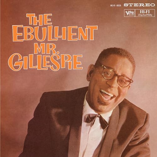 Dizzy Gillespie portrait on a vintage Verve Records album cover.