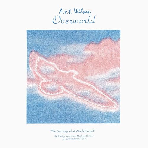 Album cover for Wilson A.r.t.'s "Overworld" featuring a white outline of a bird.