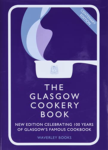 Cookbook with Glasgow city or university branding, recipes and possibly historical photographs inside.