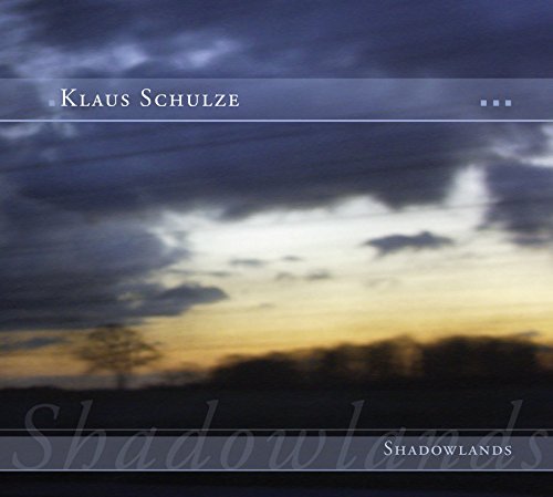 CD cover for Klaus Schulze’s “Shadowlands” with cloudy sky imagery.