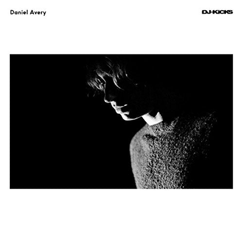Black and white album cover featuring a portrait of Daniel Avery.