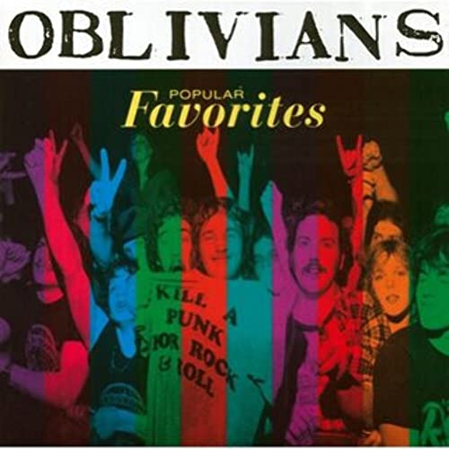 CD cover for The Oblivians’ “Popular Favourites” featuring a concert crowd.