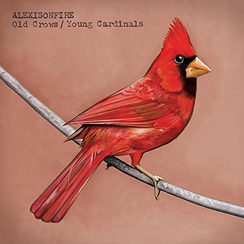Album cover for Alexisonfire featuring a detailed illustration of a red cardinal.