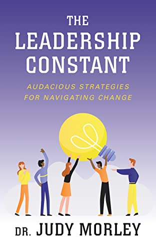 Book cover with purple background, people lifting a glowing lightbulb.