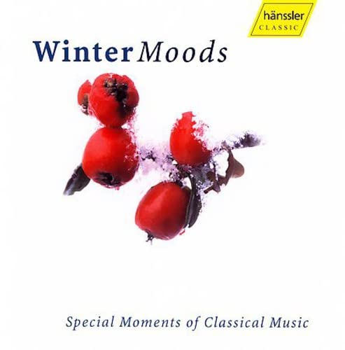 CD cover for "Winter Moods" featuring red berries with frost.