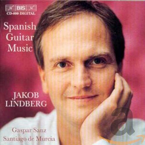 CD cover featuring a portrait of guitarist Jakob Lindberg.
