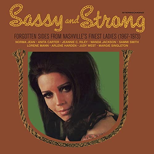 Vinyl record cover: "Sassy and Strong" featuring a portrait of a woman.