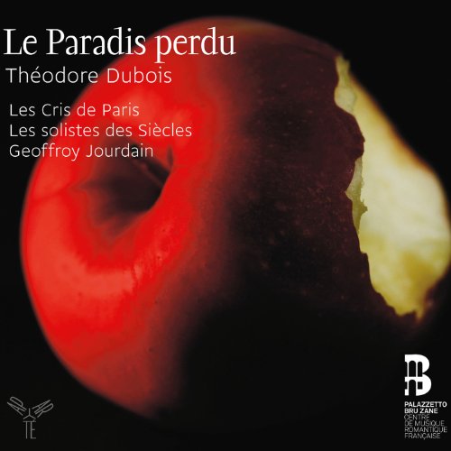 CD cover for "Le Paradis Perdu" oratorio, featuring a bitten apple.