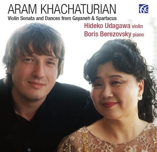 CD cover featuring portraits of Hideko Udagawa and Boris Berezovsky.