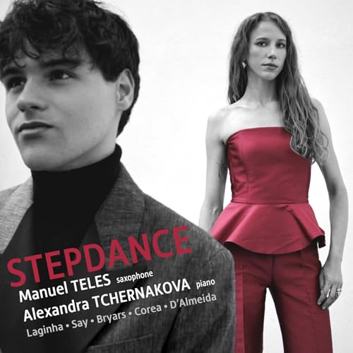 CD cover featuring portraits of a man and woman, text “STEPDANCE”.
