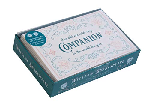 William Shakespeare Foil Note Cards (Literary)