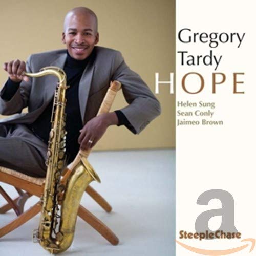 CD cover featuring jazz saxophonist Gregory Tardy with his instrument.