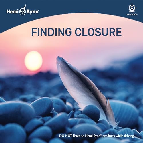 CD cover: sunset over rocky beach with a single feather.