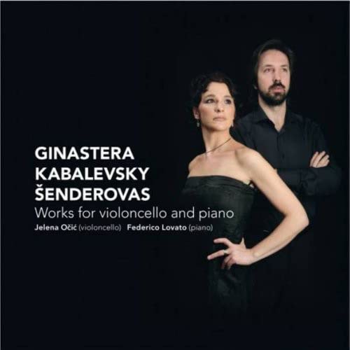 CD cover featuring cellist Jelena Očić and pianist Federico Lovato.