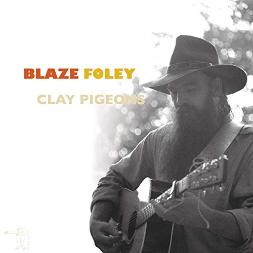 Black and white album cover featuring Blaze Foley with a guitar.