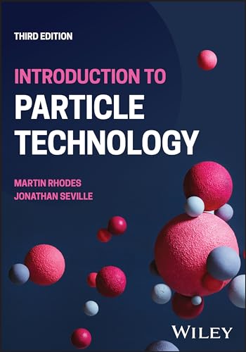 Book cover for Introduction to Particle Technology featuring pink and blue spheres on blue.