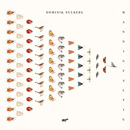 Album cover with rows of illustrated insects and small animals.