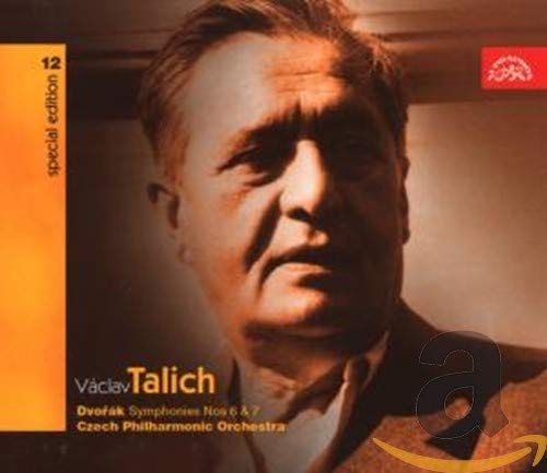CD cover featuring a portrait of composer Václav Talich.