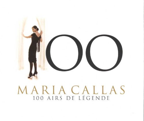 CD cover featuring Maria Callas in a black dress, with large gold numbers.