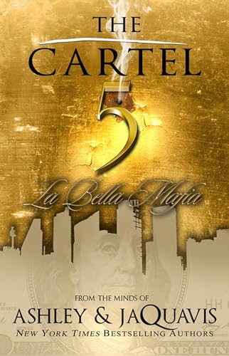 Book cover for "The Cartel 5: La Bella Mafia" with gold and black design.
