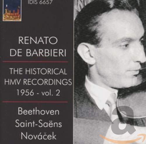 CD cover featuring black and white portrait of opera singer Renato De Barbieri.