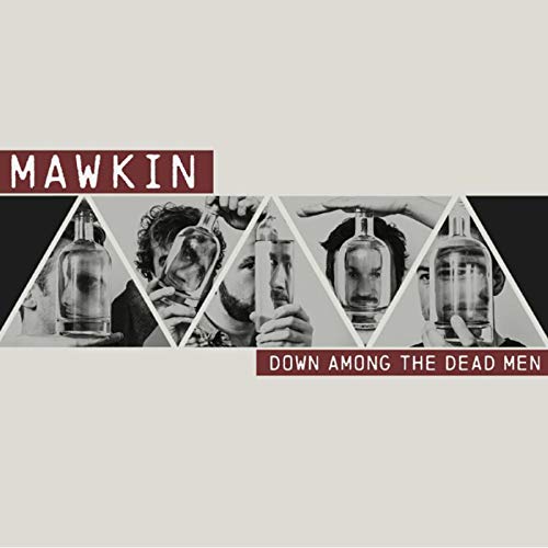 Mawkin album cover: black and white portraits framed within triangles.