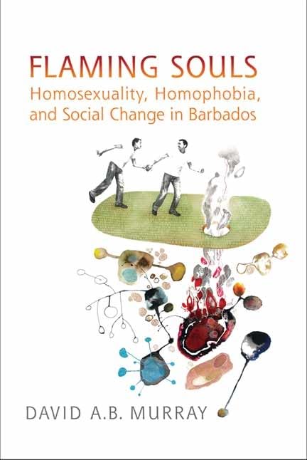 Book cover: "Flaming Souls" with figures and abstract watercolor imagery.