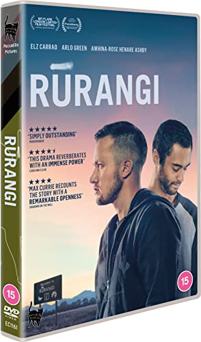 “Rurangi” DVD cover featuring two men in profile against a rural backdrop.