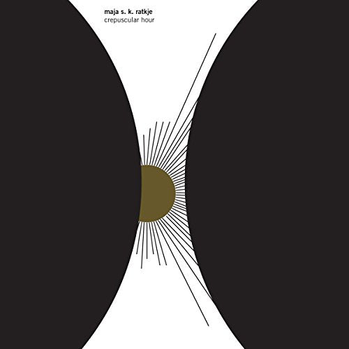 CD cover: abstract black and white design with a golden sunburst.