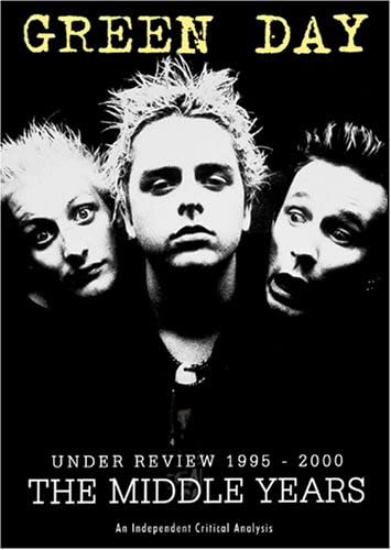 Green Day DVD cover featuring band members in black and white.