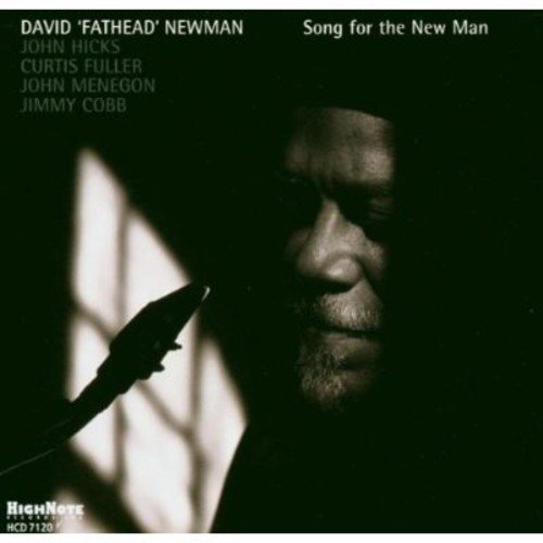 David “Fathead” Newman CD cover, portrait with saxophone in shadow.
