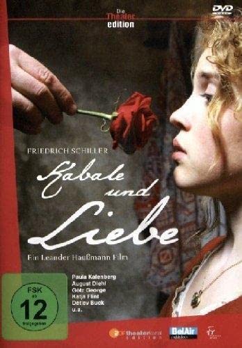 DVD cover for “Kabale und Liebe” featuring a couple and a red rose.