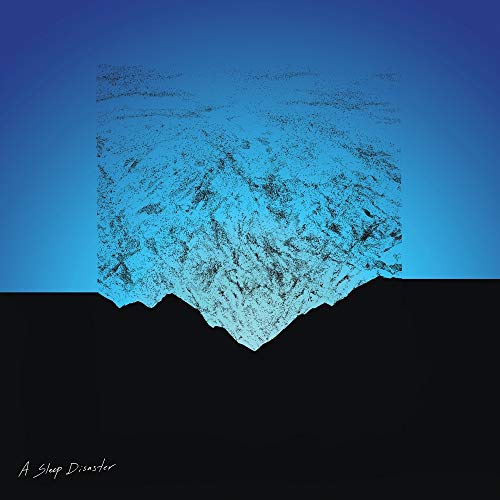 Album cover: abstract blue texture over black, with text at bottom.