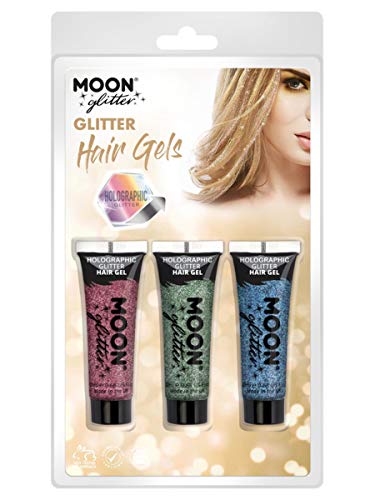 Moon Glitter Holographic Glitter Hair Gel