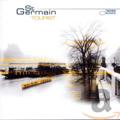 CD cover for St. Germain’s “Tourist” featuring a blurred waterside scene.
