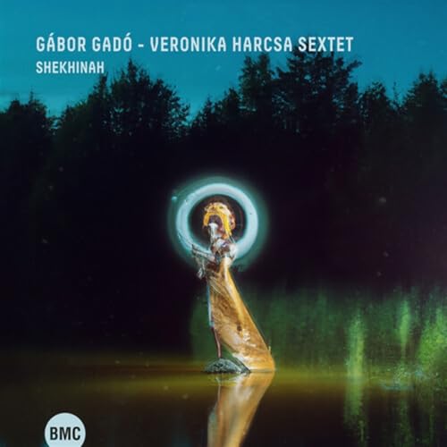 CD cover: person with saxophone silhouetted against forest and glowing halo.