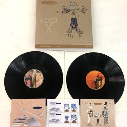 Vinyl record set “Woo - Xylophonics + Robot X” with illustrated cover.